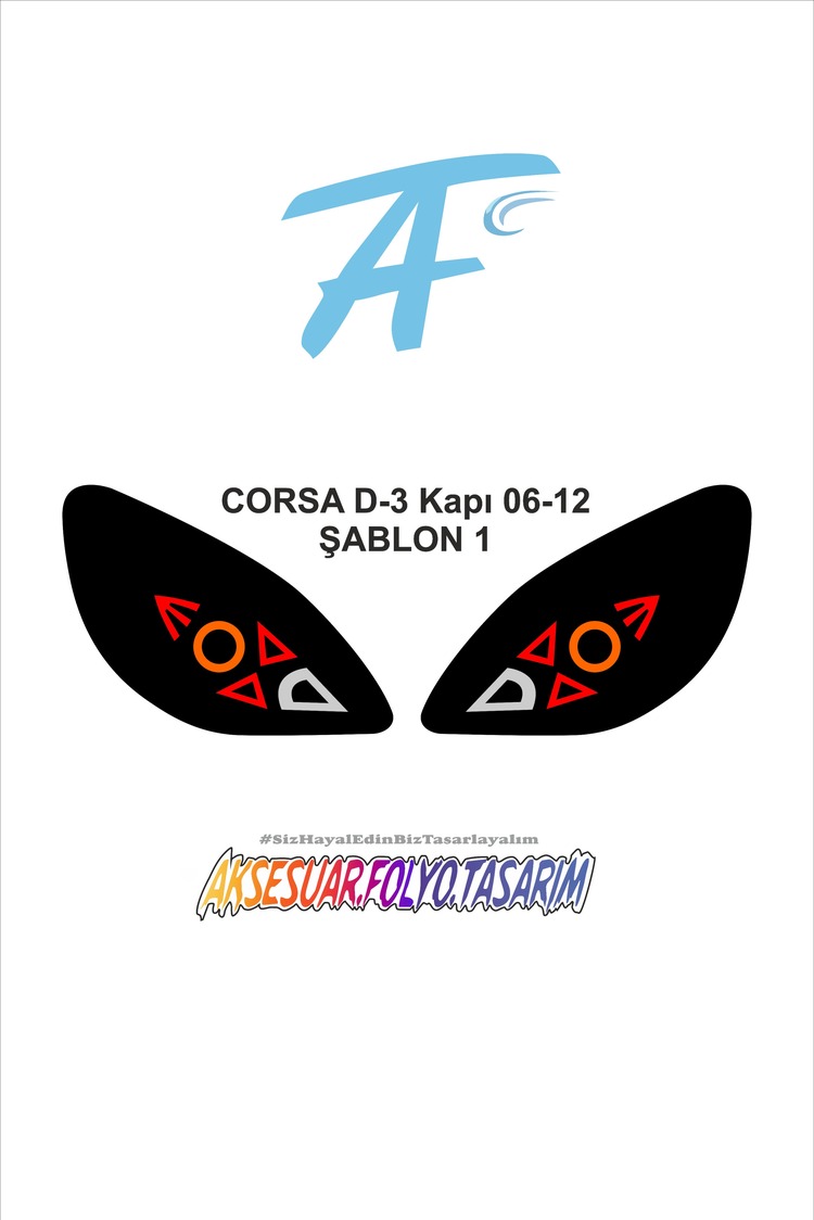 Corsa D -3 Kapı 06-12 Stop Folyo