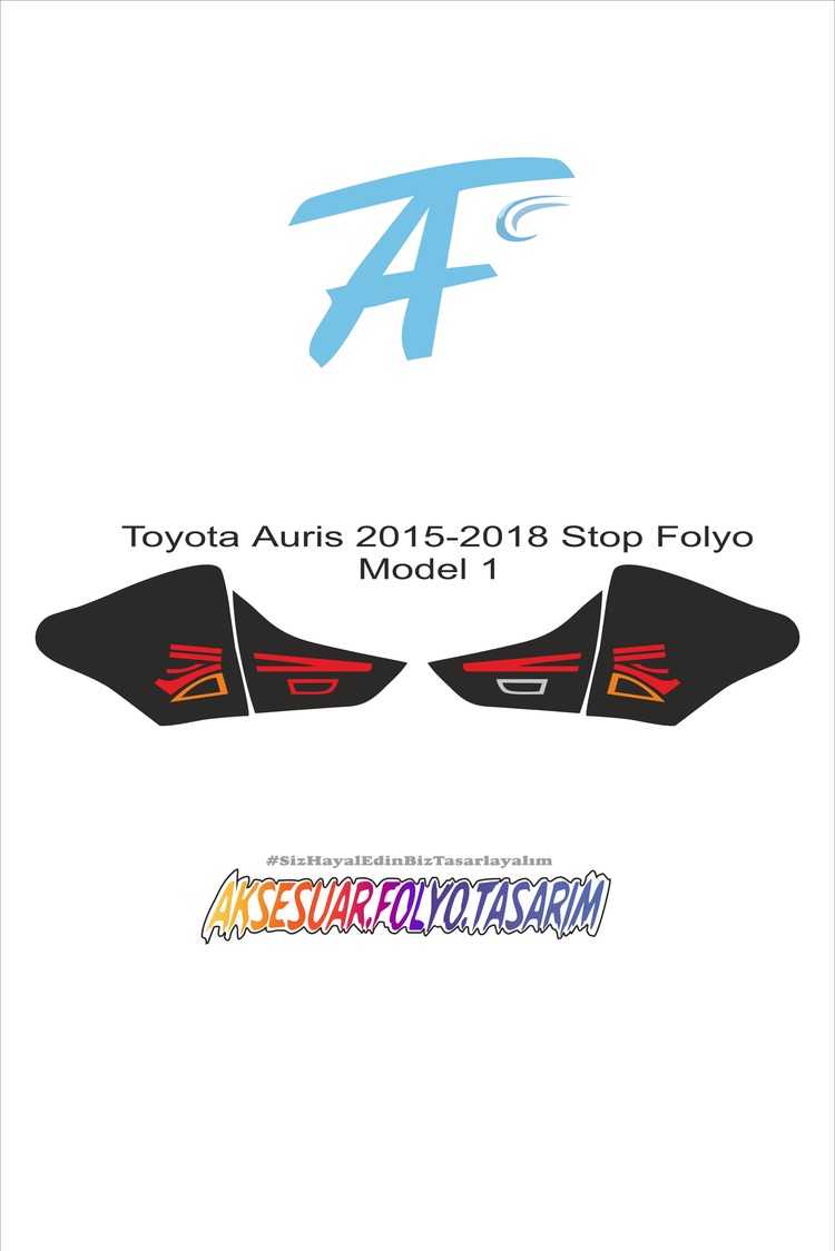 Toyota Auris 2015-2018 Stop Folyo 