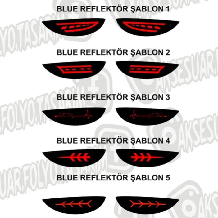 Accent Blue Stop Folyo 