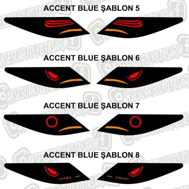 Accent Blue Stop Folyo 