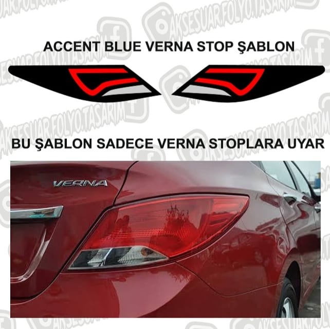 Accent Blue Stop Folyo 