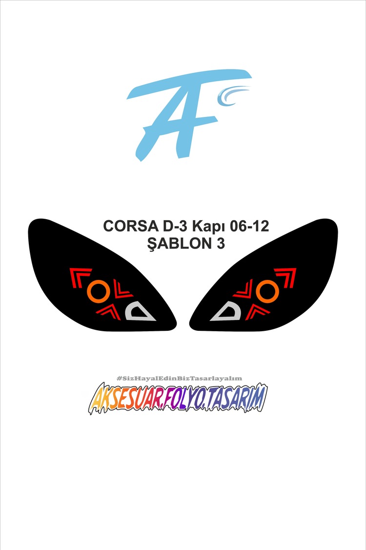 Corsa D -3 Kapı 06-12 Stop Folyo