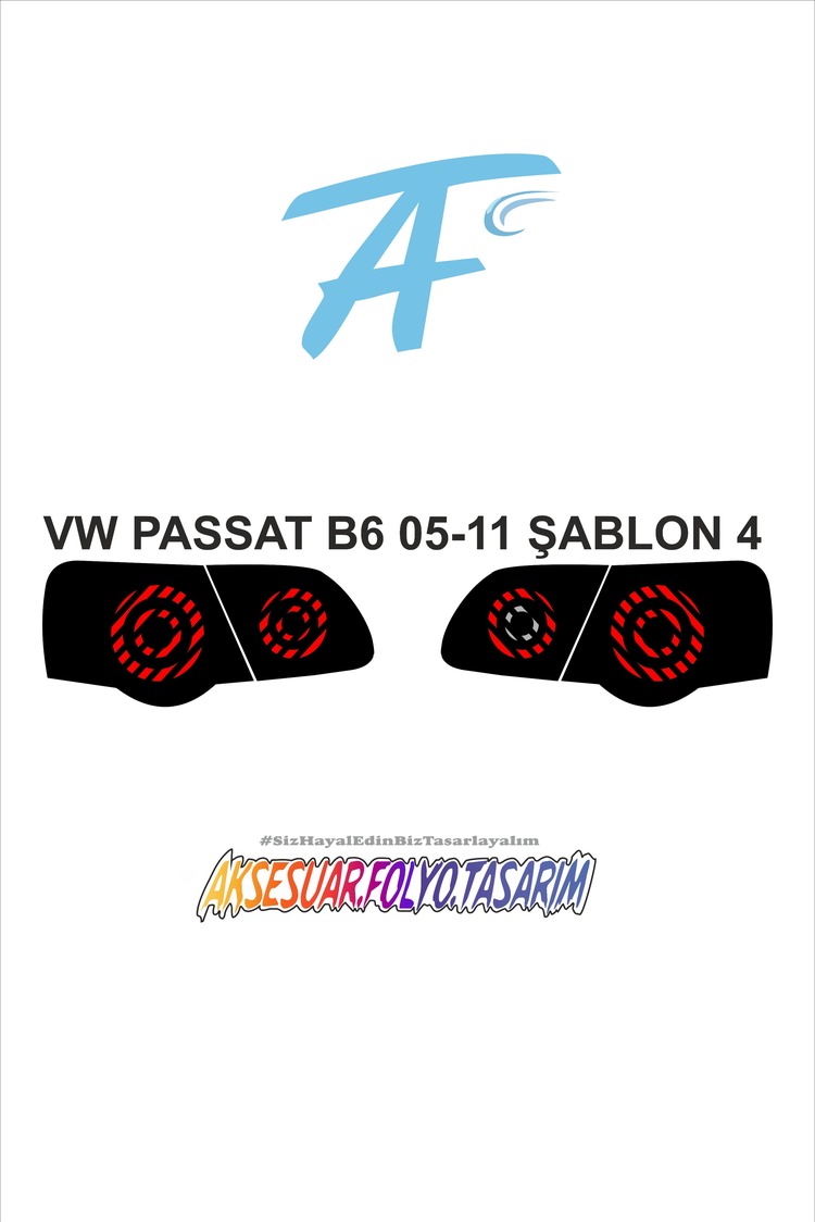Vw Passat B6  2005 - 2011 Stop Folyo