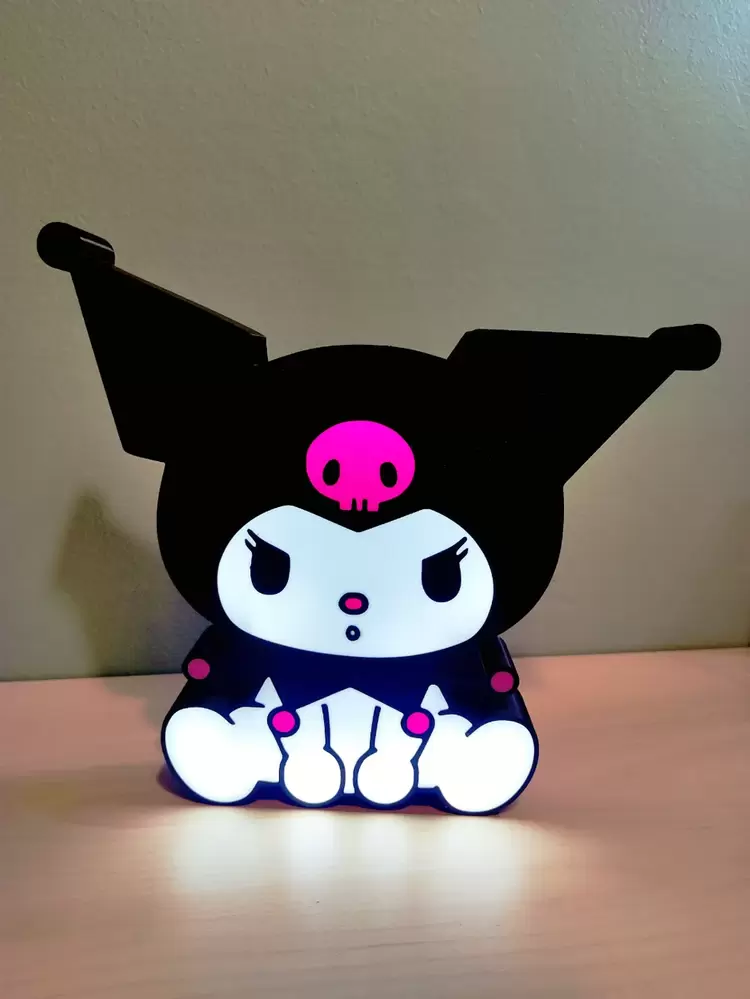 3D Kuromi Masa Aksesuar 24*22*3 3d Baskı