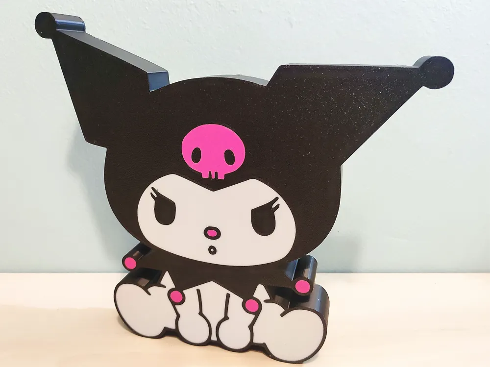 3D Kuromi Masa Aksesuar 24*22*3 3d Baskı