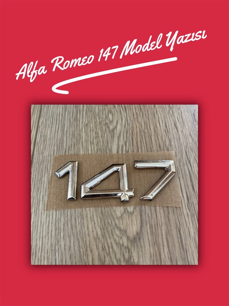 Alfa Romeo 147 Model Yazısı 