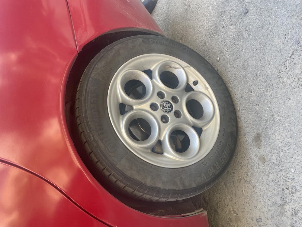 Alfa Romeo 50mm New Black Jant Göbeği Seti
