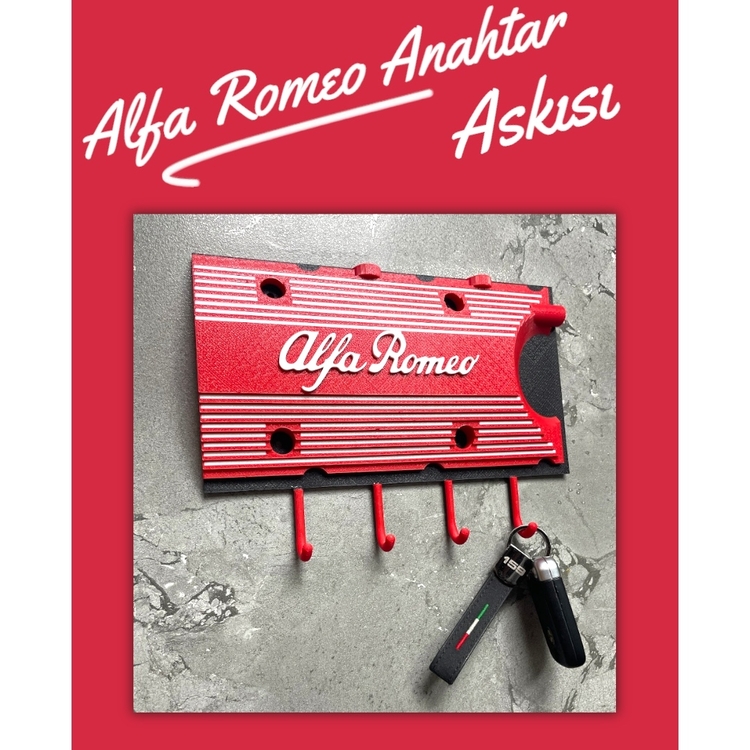 Alfa Romeo Anahtar Askısı
