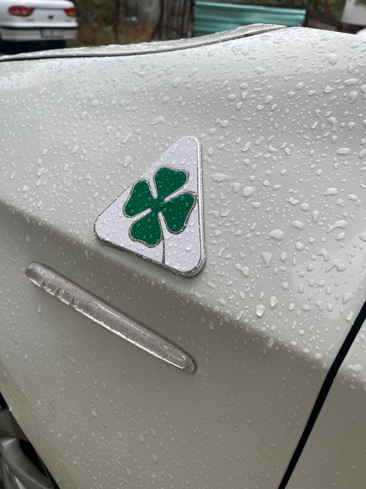 Alfa Romeo Beyaz Çamurluk Yoncası Seti