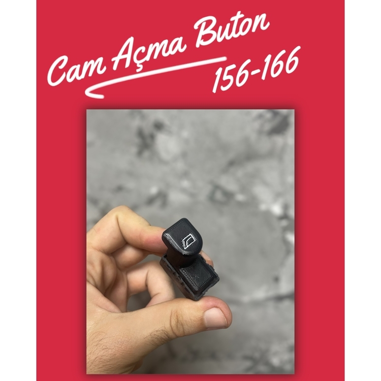 Alfa Romeo 156-166 Cam Açma Butonu