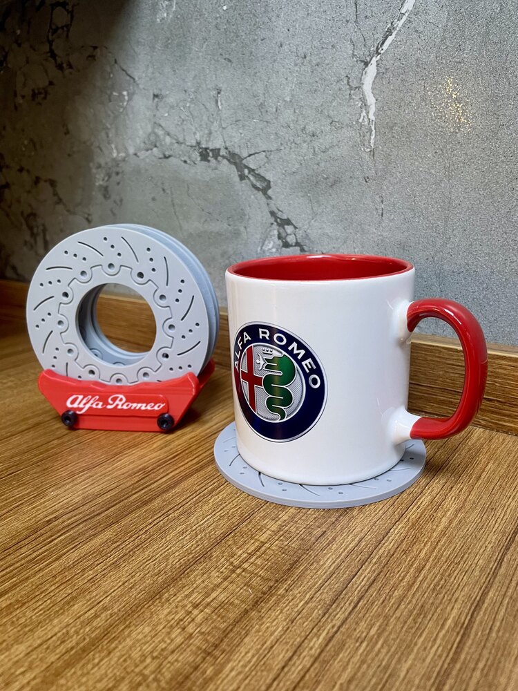 Fren Diski 4’lü Bardak Altlığı Seti