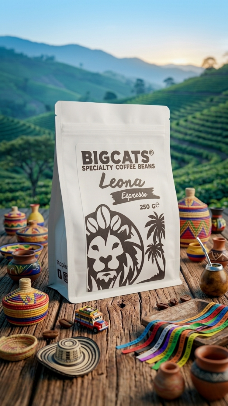 Bigcats Leona Espresso/Filtre Blend 250/500/1000 Gr