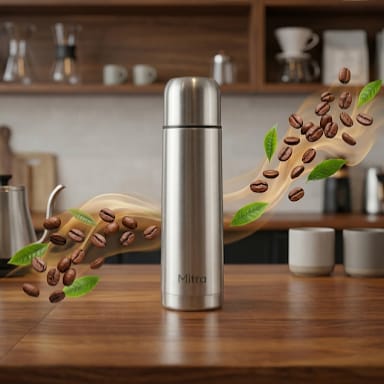 Mitra Çift Cidarlı Paslanmaz Çelik Termos (750 ml)