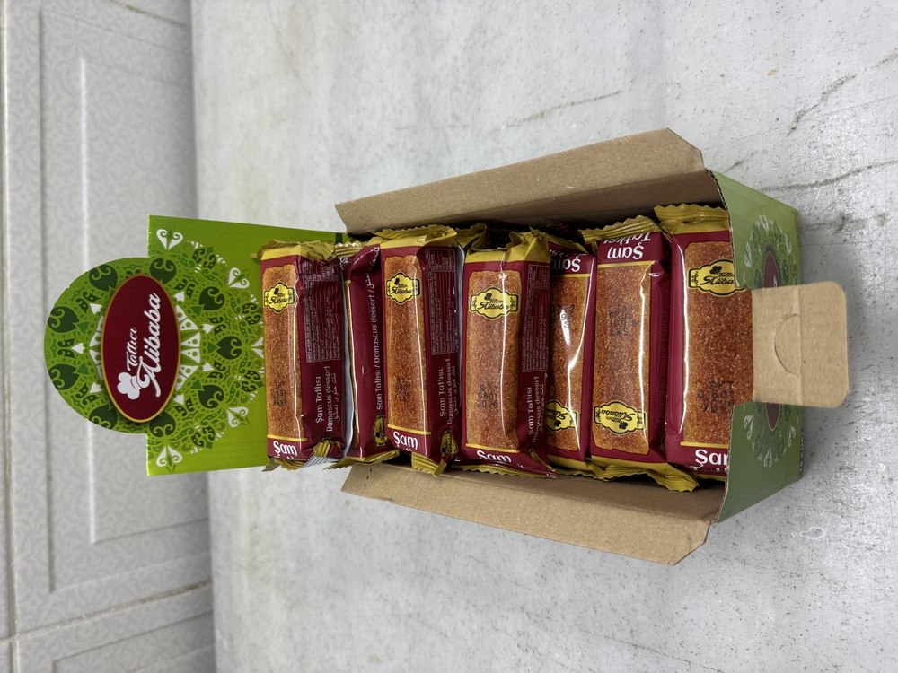 Alibaba Şam Tatlı 80gr Büyük Boy - 500 Paketlik Distribütör Paleti