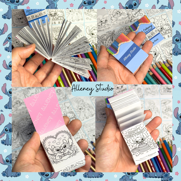 Stitch Sticker Boyama Kitapçığı