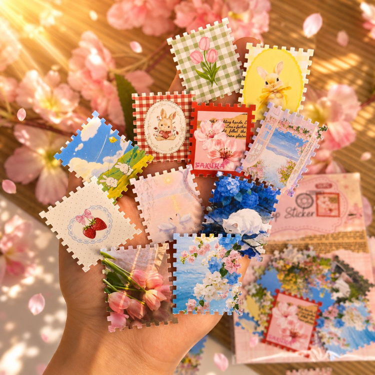 Spring Pul Sticker Seti