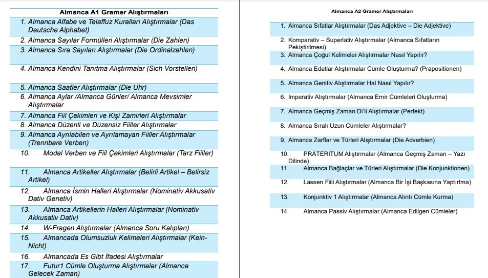 Almanca MEGA PAKET