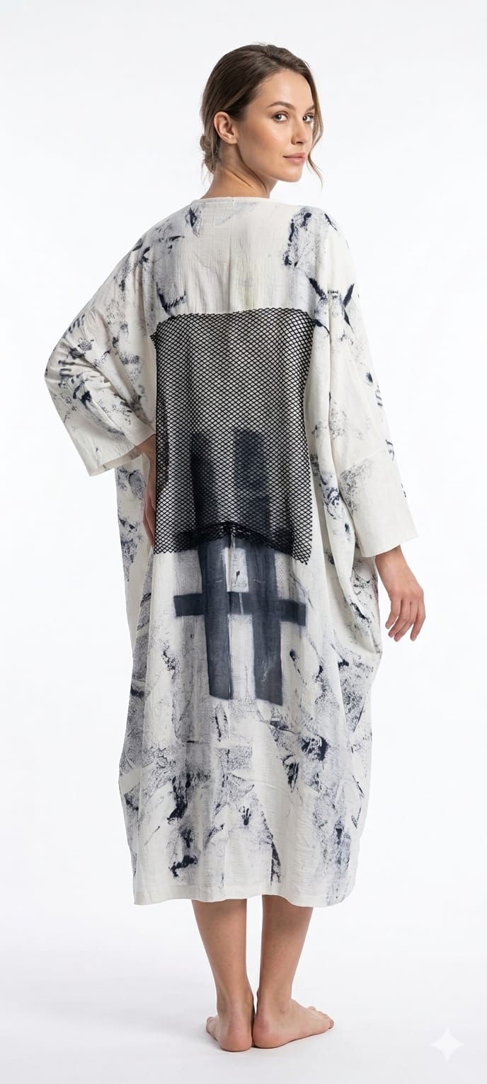 Oversize kimono kap