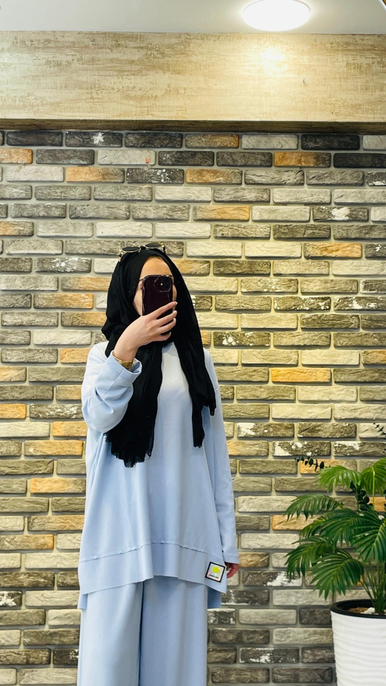 Oversize rahat kalıp ikili takım