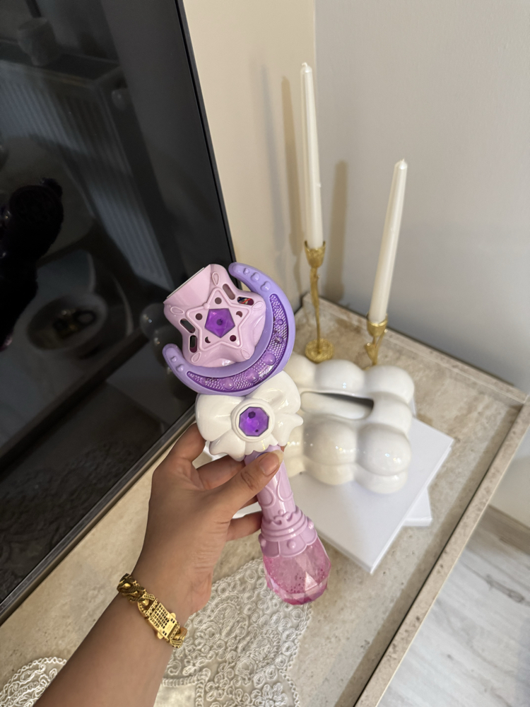 Prenses asalı baloncuk tabancası 