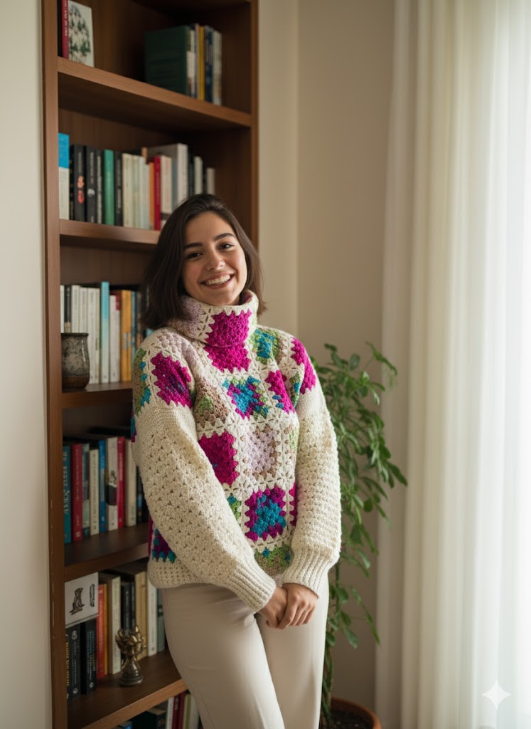 Örgü Boğazlı Kazak