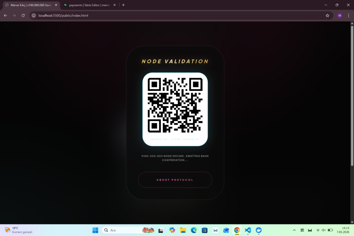 Siber Güvenlikli QR Mağaza & Yönetim