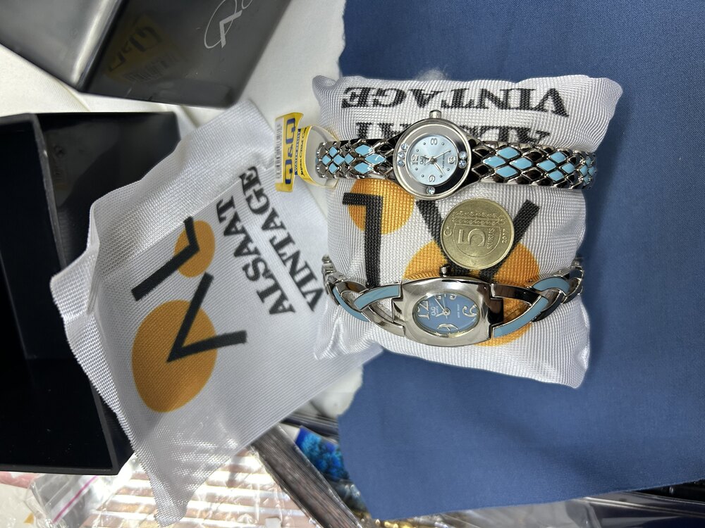 Q&Q mavi kadın saati
