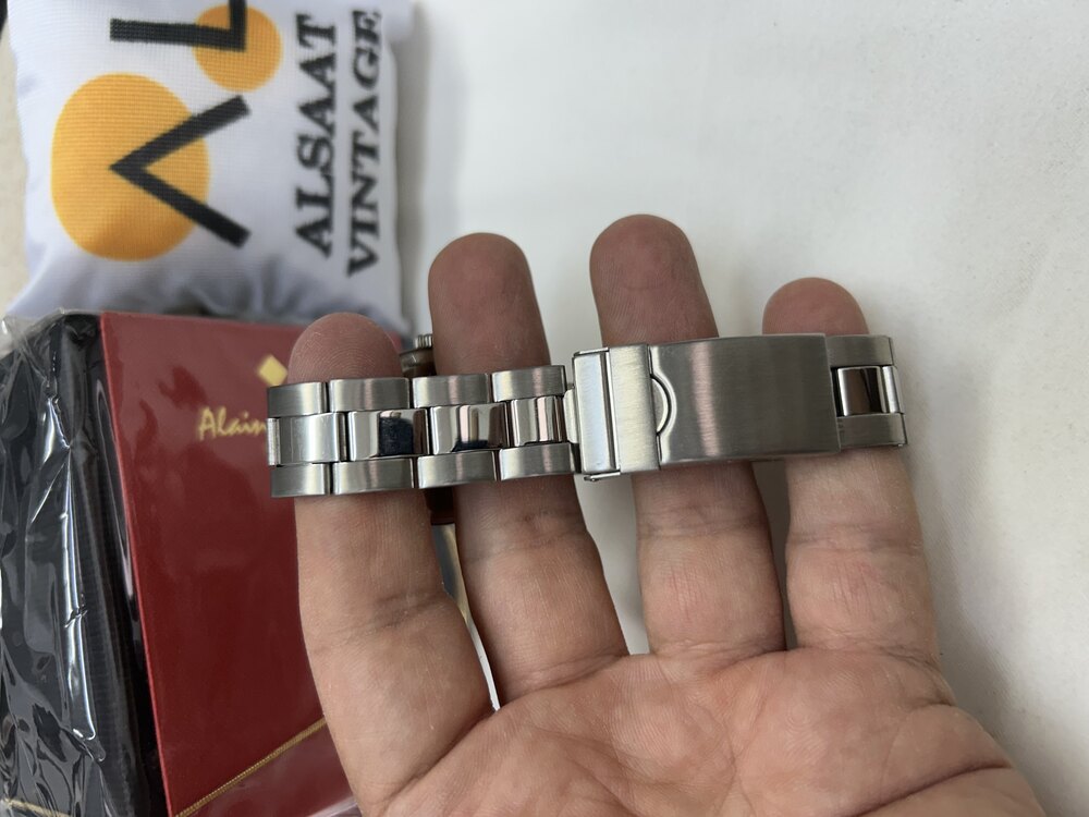 Alain Frederic çelik vintage saat