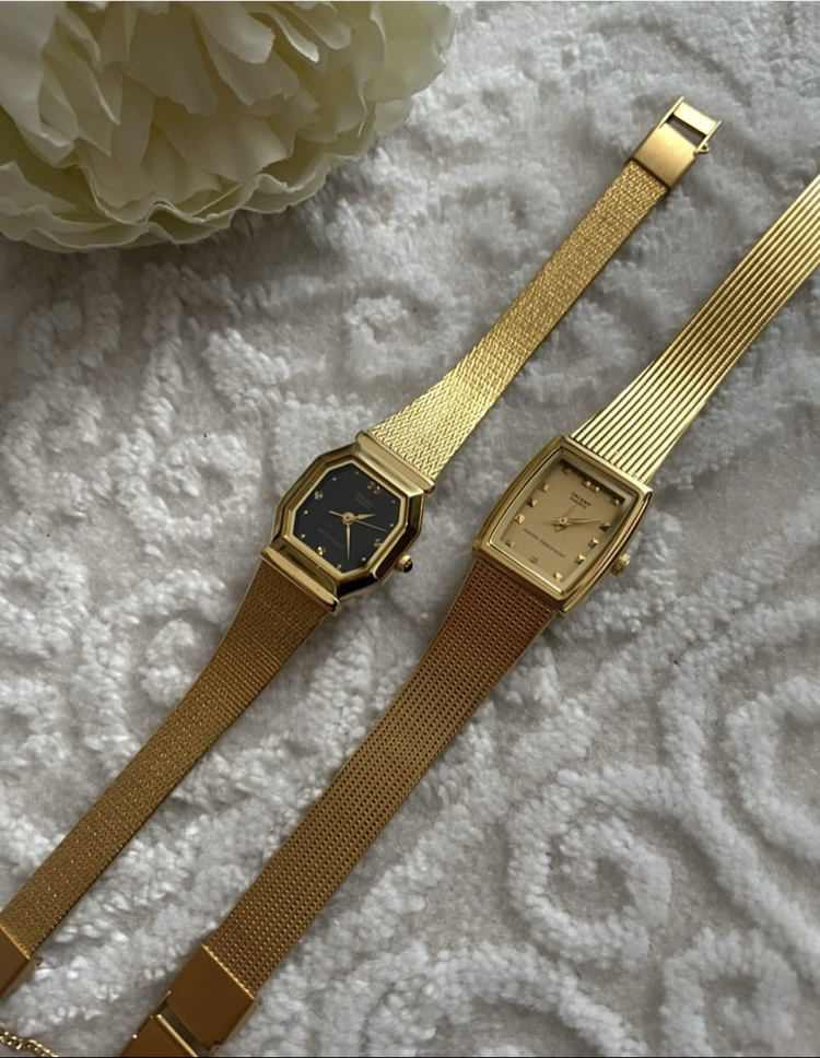 Orient Vintage kadın saatleri 2 adet