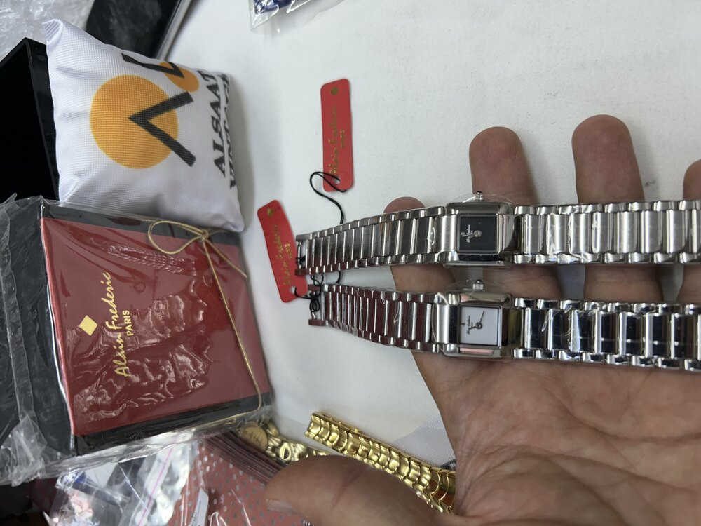 Alain Frederic çelik vintage kadın saati