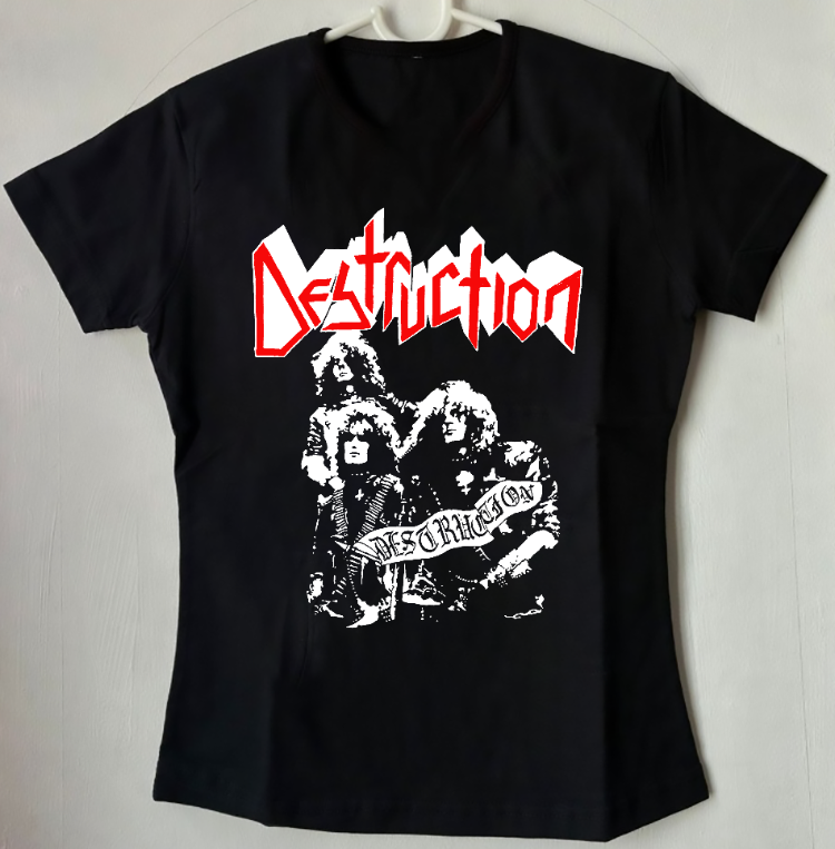 Destruction - Kadın Kesim Tişört ( Thrash Metal )
