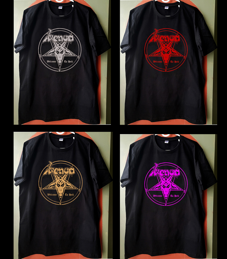 Venom - Welcome to Hell - Black Tshirt 4 colors Options  #Venom #blackmetal