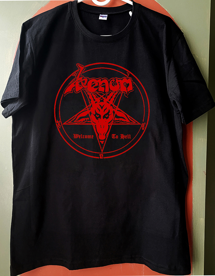 Venom - Welcome to Hell - Black Tshirt 4 colors Options  #Venom #blackmetal