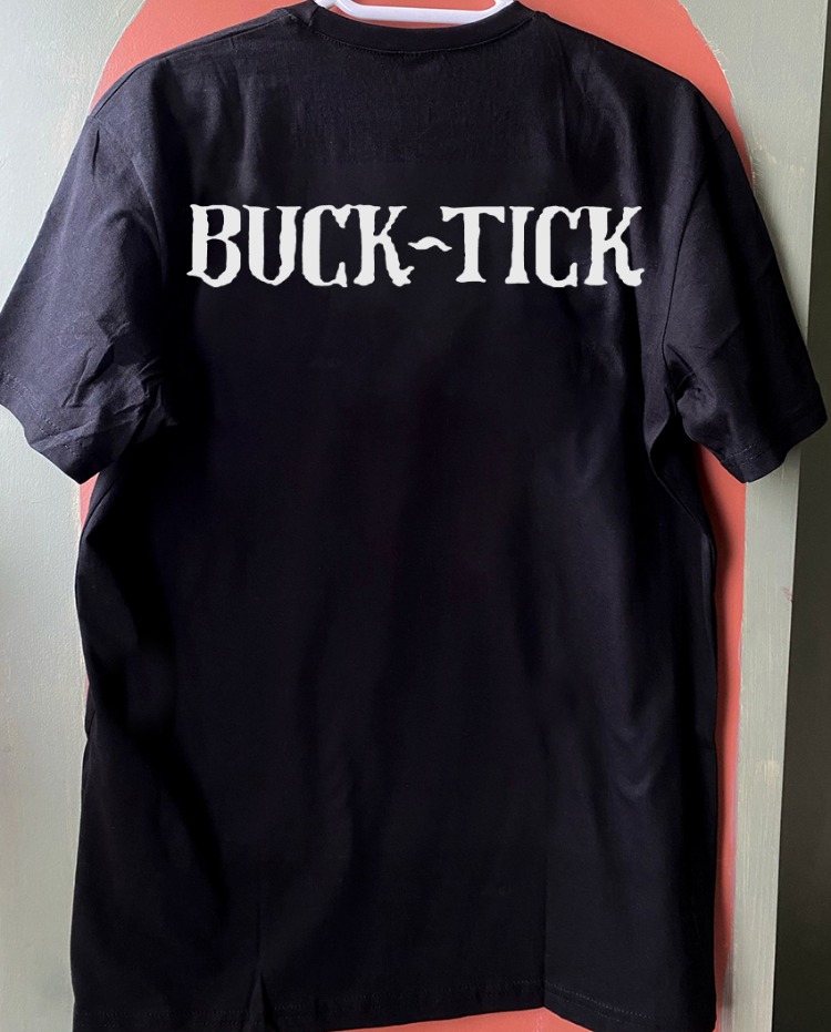 Buck Tick - Tişört (Japon Gothic rock) (Arka baskı opsiyonel)