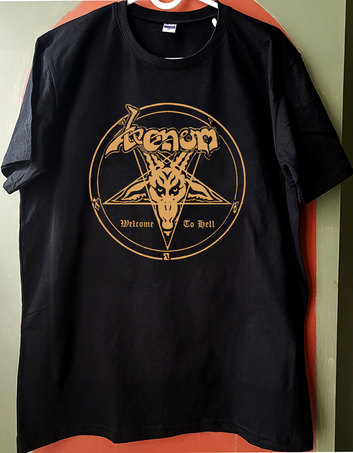 Venom - Welcome to Hell - Black Tshirt 4 colors Options  #Venom #blackmetal