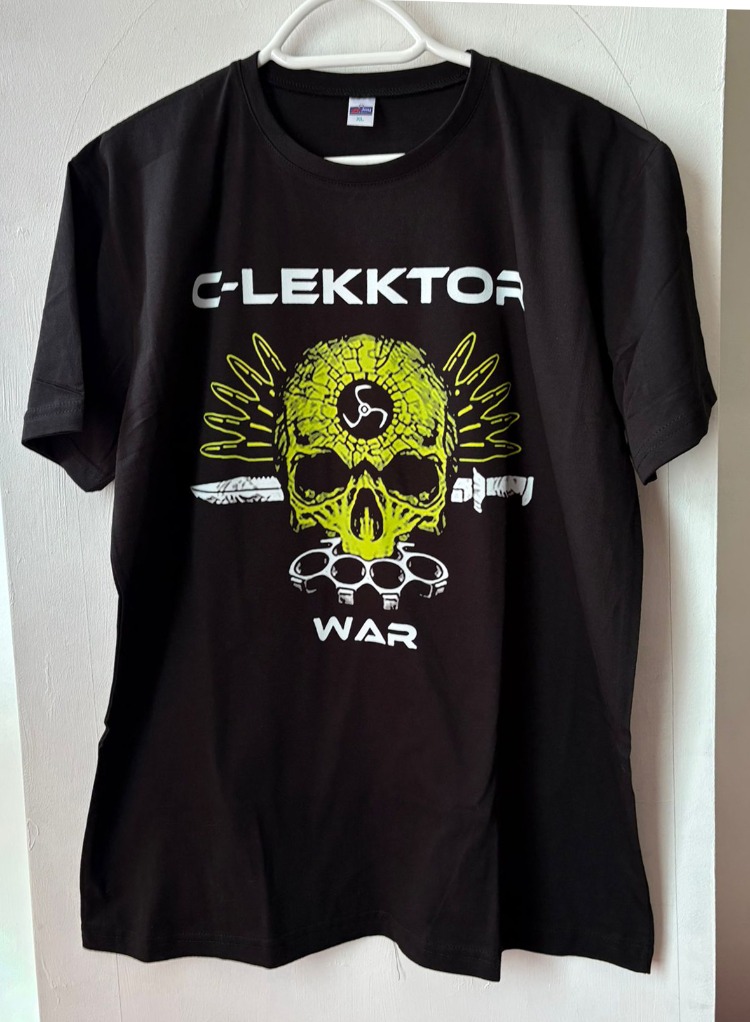 C-Lekktor - War - Tshirt (Dark Electro, Aggrotech) (Arka baskı opsiyonel)