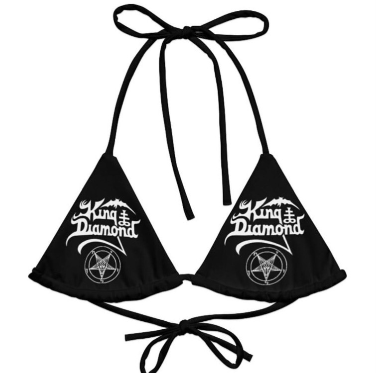 King Diamond -Bikini Üst - (Heavy Metal, Mercyful Fate )