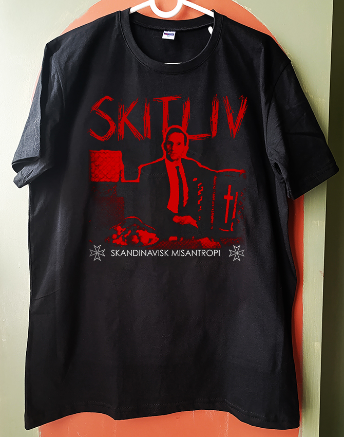 Skitliv - Skandinavisk Misantropi - Tshirt (Black, Doom Metal)