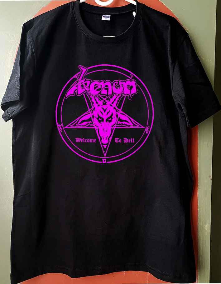 Venom - Welcome to Hell - Black Tshirt 4 colors Options  #Venom #blackmetal
