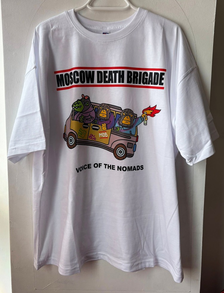 Moscow Death Brigade - Voice of the Nomads - Beyaz Tshirt (Hip-hop Metal, Hardcore)