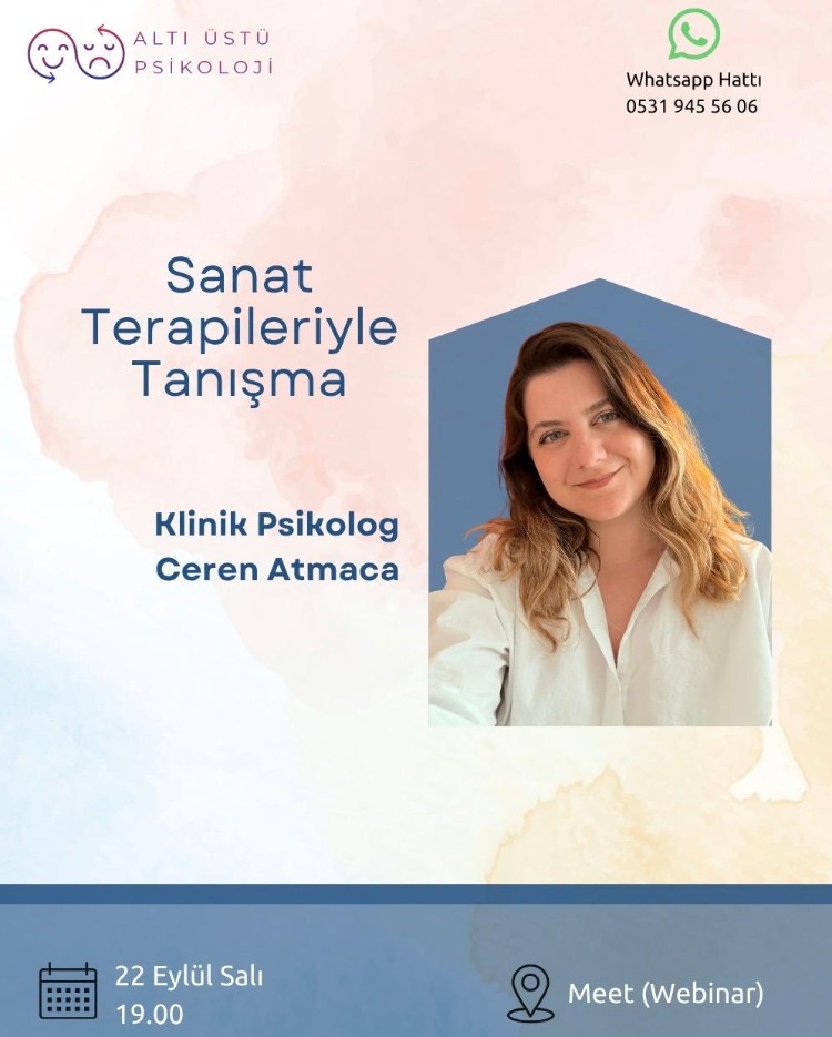 Sanat Terapileriyle Tanışma Webinarı