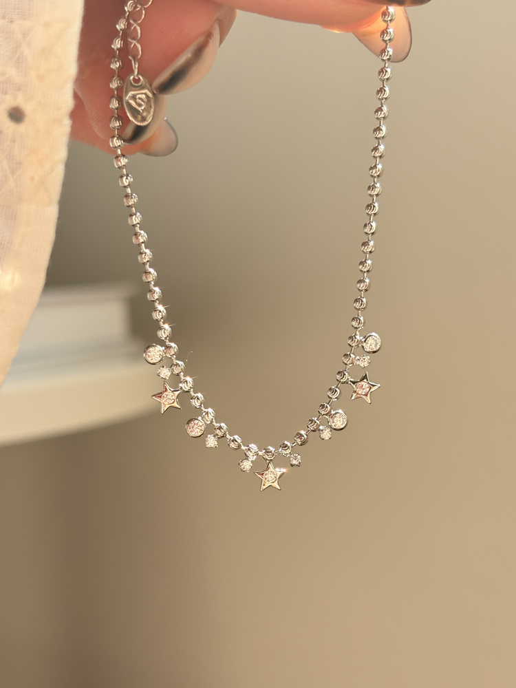VİP yıldızlar charm bileklik silver