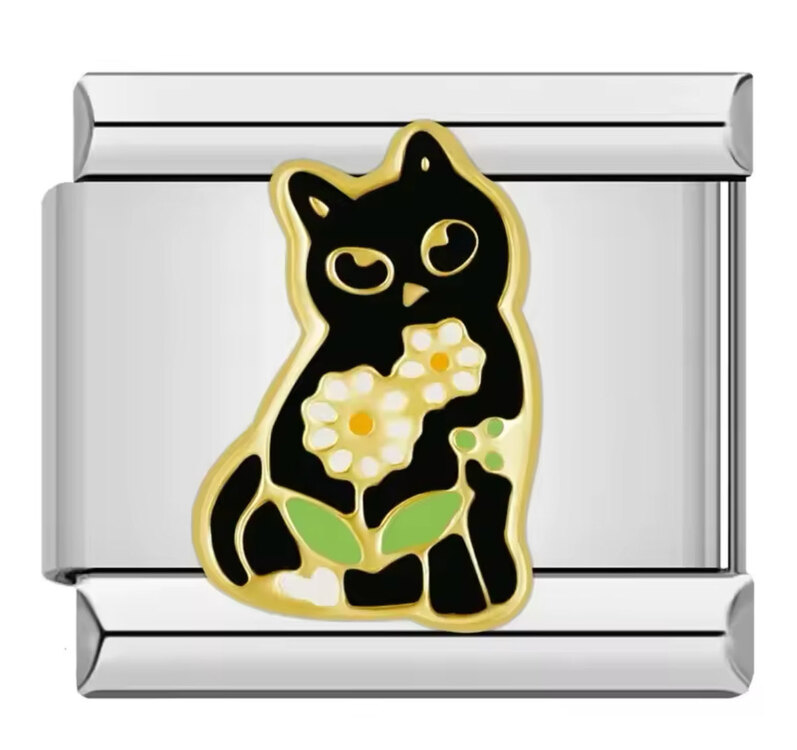 Papatya detay kedi italyan charm