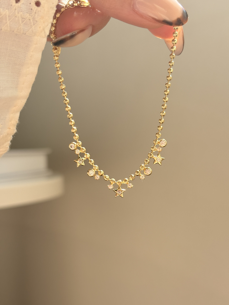VİP yıldızlar charm bileklik gold