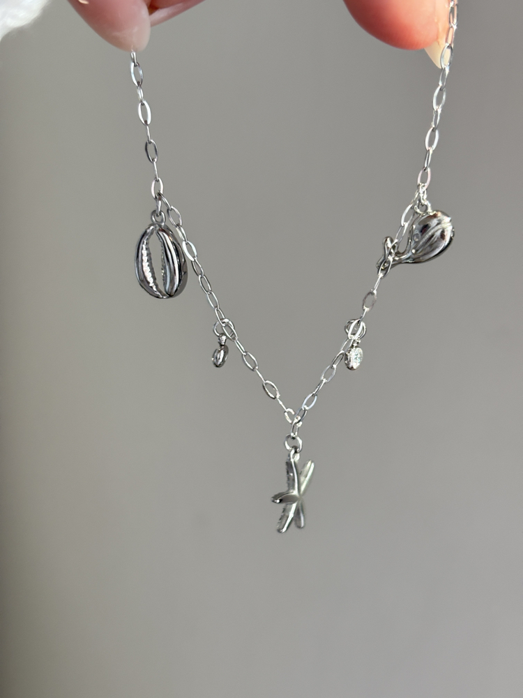 Çelik charmlı bileklik silver