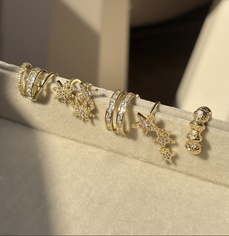 Vip Çift sıra suyolu earcuff