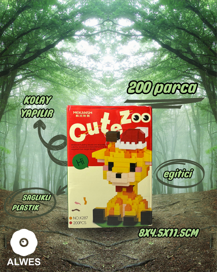 Zürafa Cute Zoo Lego Seti