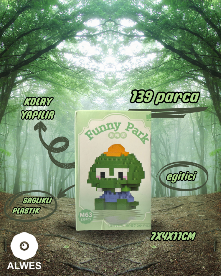 Timsah Sevimli Hayvanlar Lego Seti