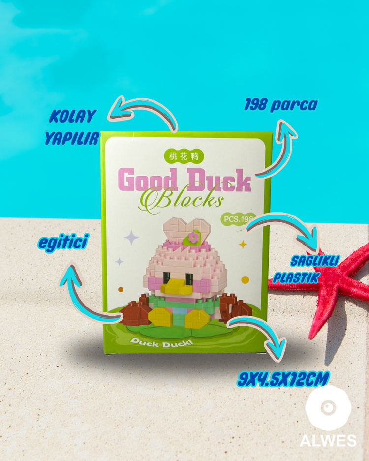 Kalpli Şapkalı Ördek Lego Seti