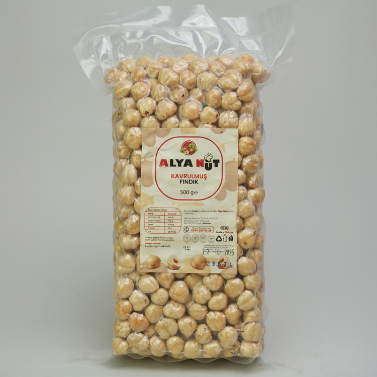 Kavrulmuş Fındık 500g (Vakumlu)